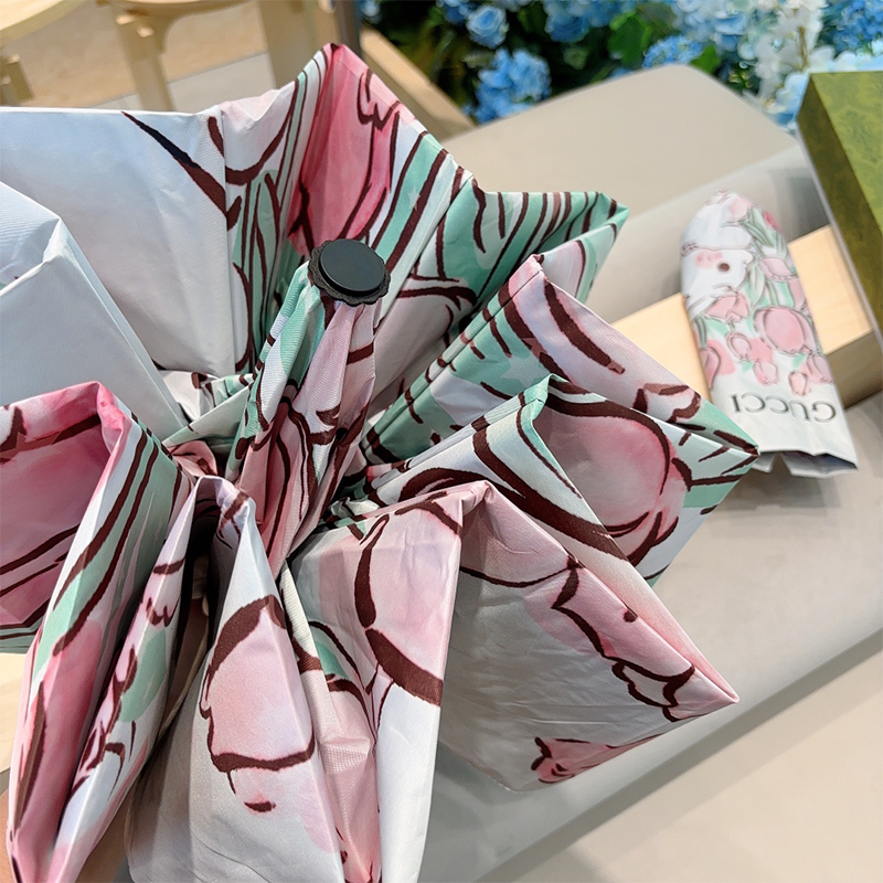 グッチ GUCCI サン アンブレラ 日傘 ラビット 3つ折り 自動折り たたみ傘