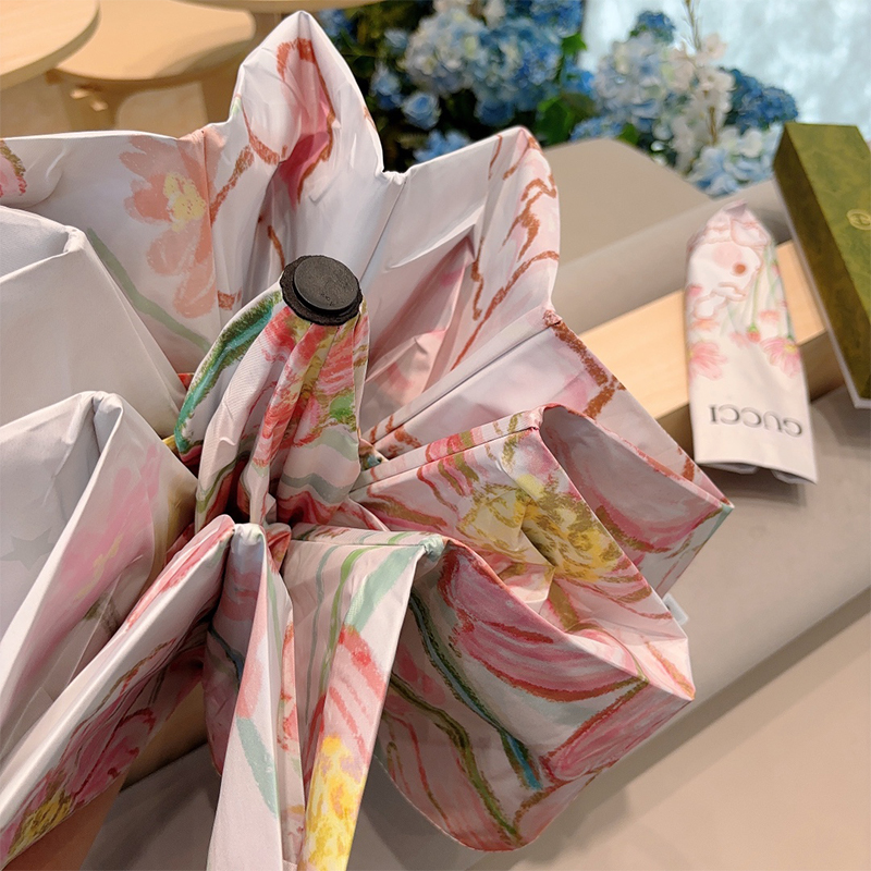 グッチ GUCCI サン アンブレラ 日傘 ラビット 3つ折り 自動折り たたみ傘