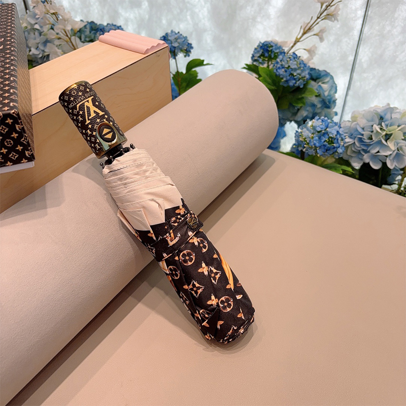 ルイ・ヴィトン（LOUIS VUITTON）晴雨兼用 傘 日傘 自動折り たたみ傘 レディース