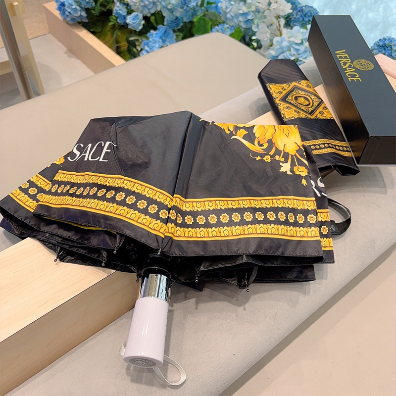 エルメス（HERMES）晴雨兼用 傘 日傘 自動折り たたみ傘 レディース