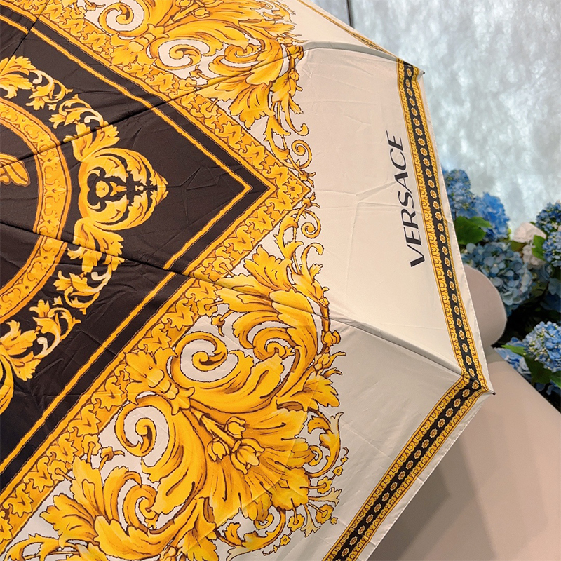 エルメス（HERMES）晴雨兼用 傘 日傘 自動折り たたみ傘 レディース