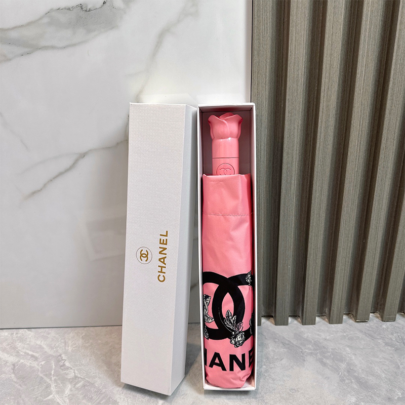 シャネル（CHANEL）晴雨兼用傘 日傘 自動折り たたみ傘 レディース メンズ