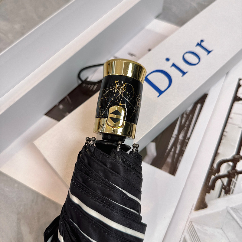 ディオール DIOR 傘 アンブレラ 日傘 ラビット 3つ折り 自動折り たたみ傘 レディース メンズ