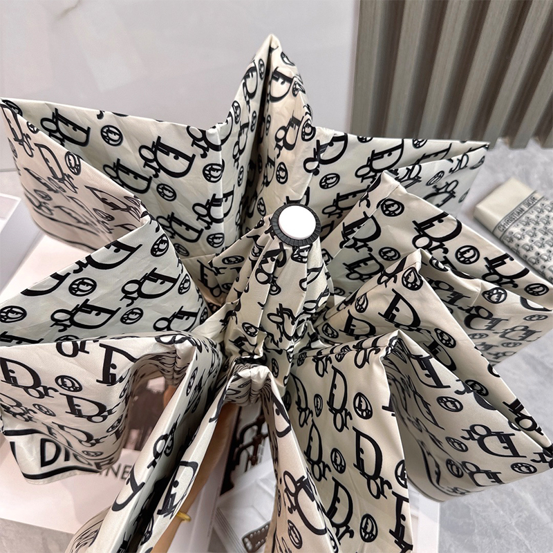 ディオール DIOR 傘 アンブレラ 日傘 ラビット 3つ折り 自動折り たたみ傘 レディース メンズ