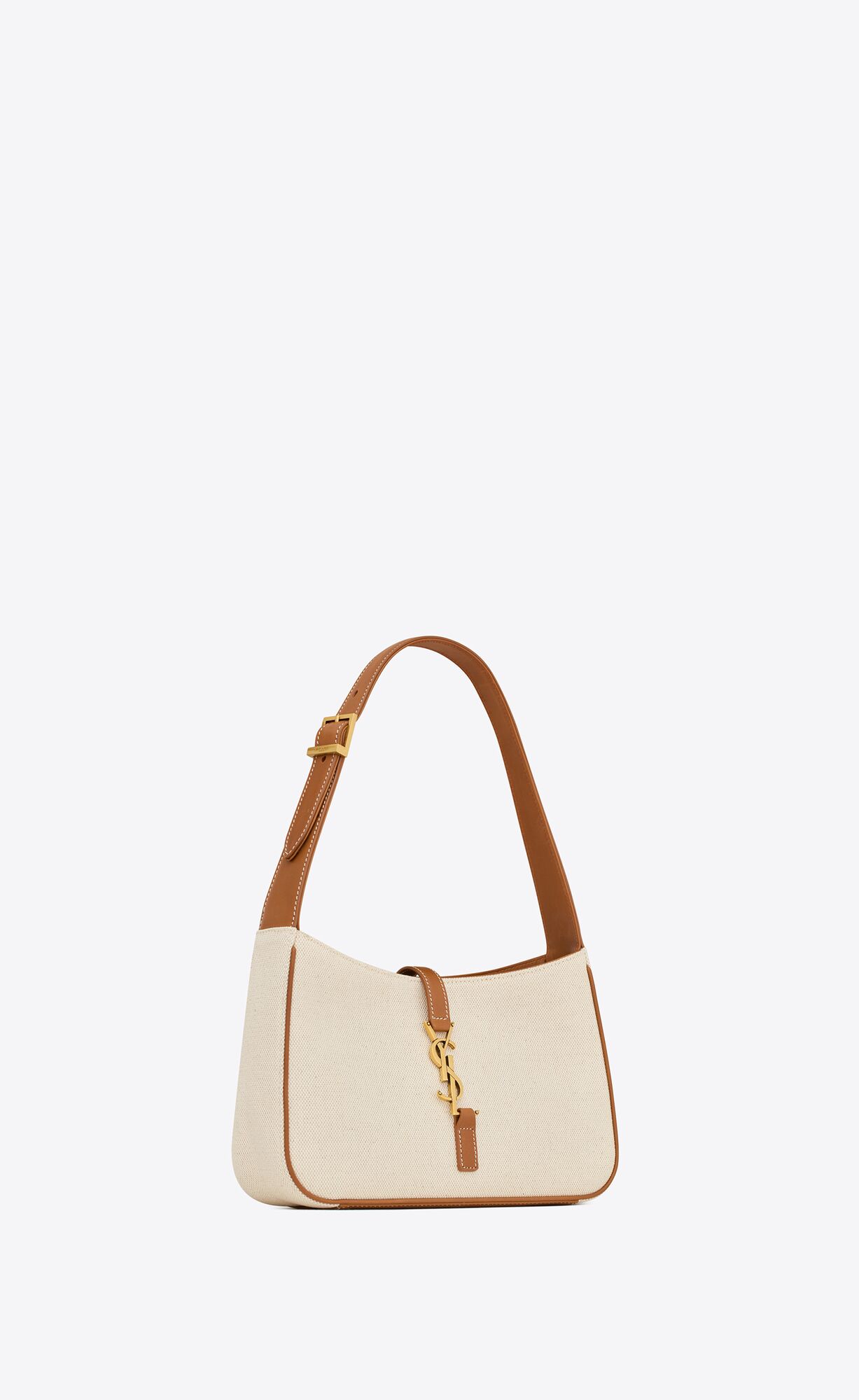 LE 5 &Agrave; 7帆布和皮革手袋