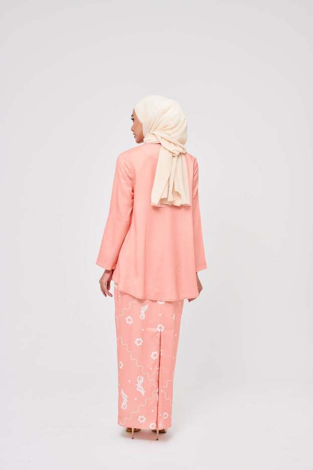 Seri Salmon Wrap Kurung - Mimpikita