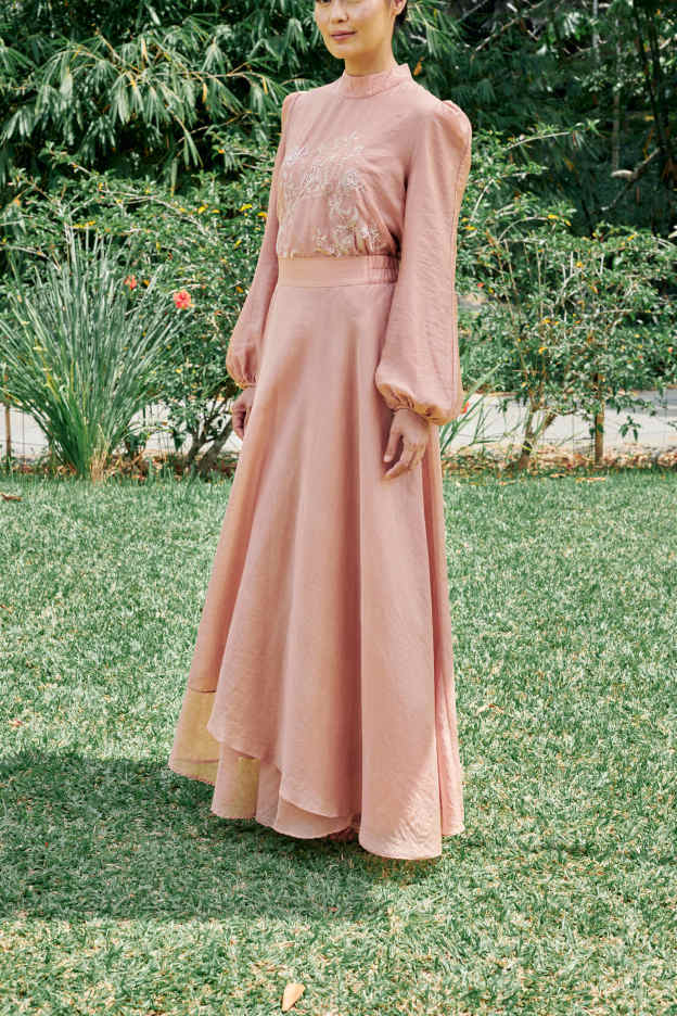 Asha Rose Brown Skirt