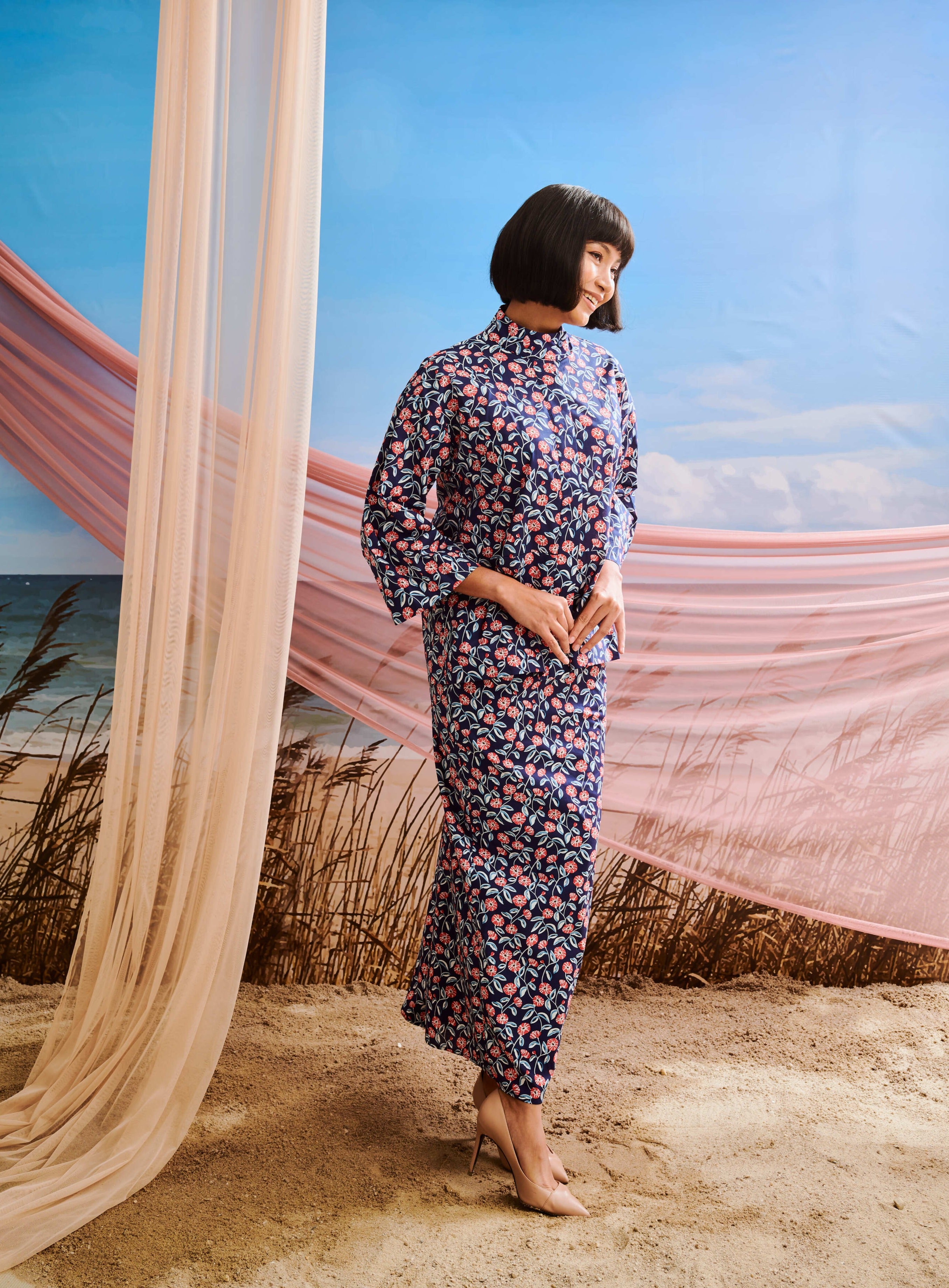 Melati Boxy Baju Kurung Set