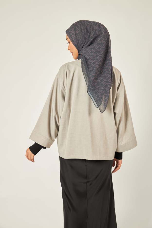 Lucille Grey Sequin Kimono