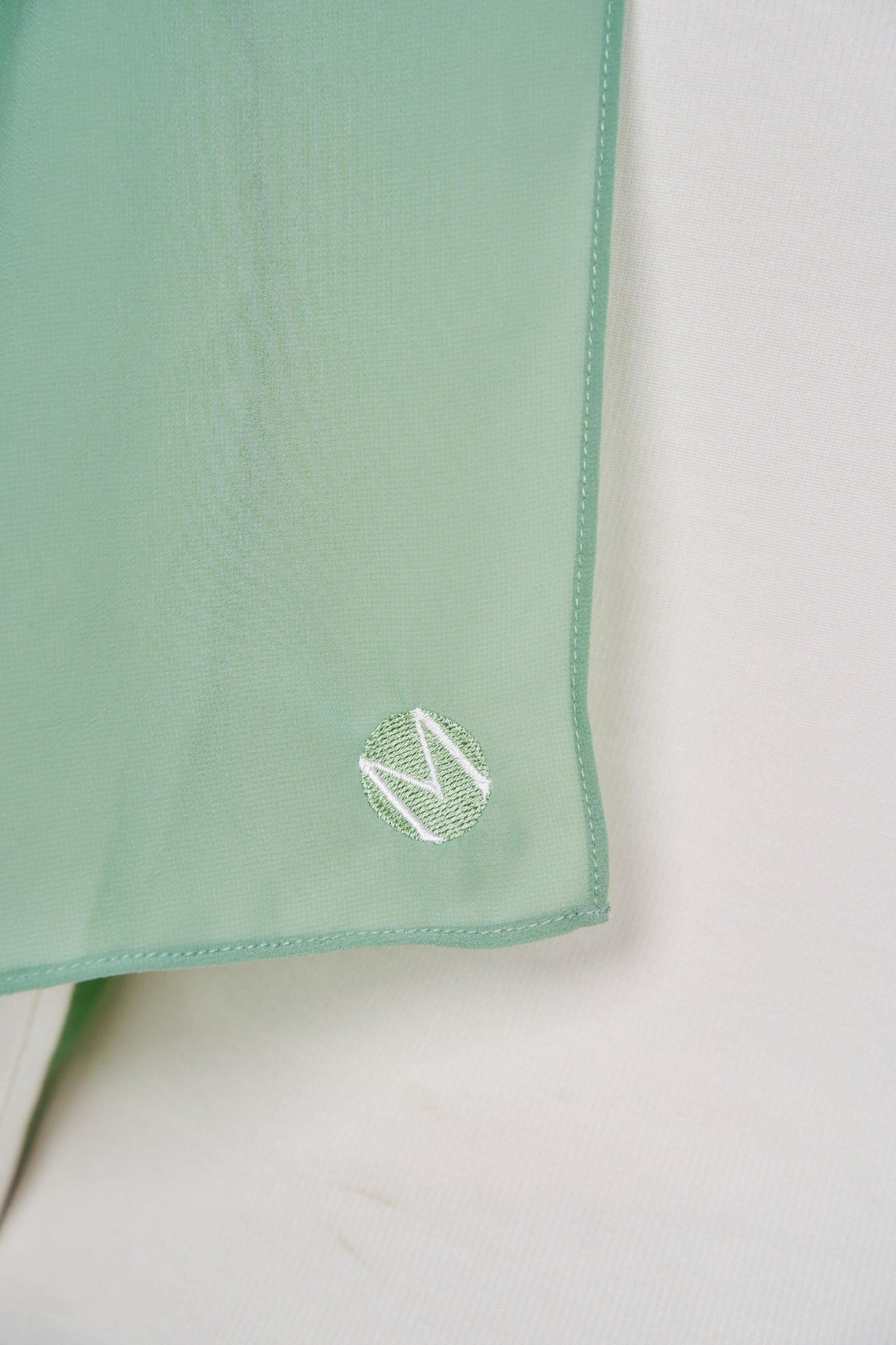 Women's Chiffon Shawl in Sage Green