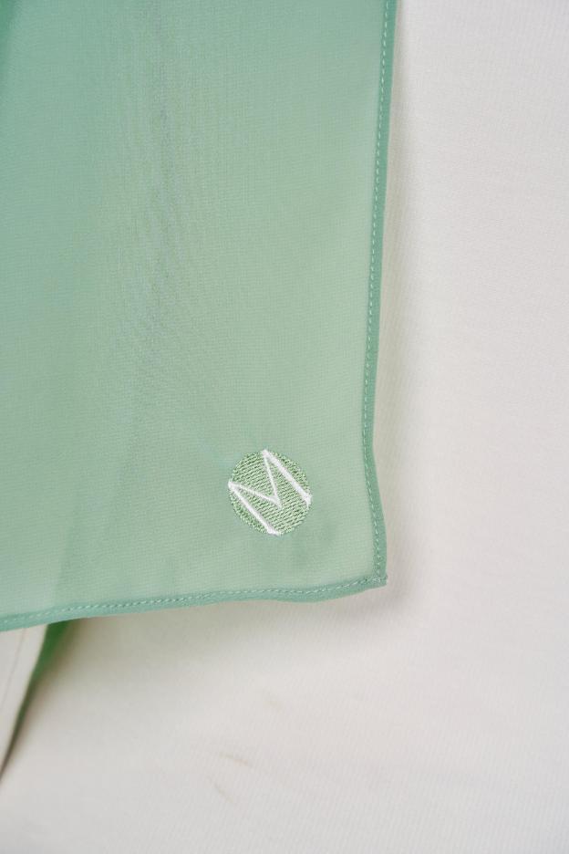 Women's Chiffon Shawl in Sage Green