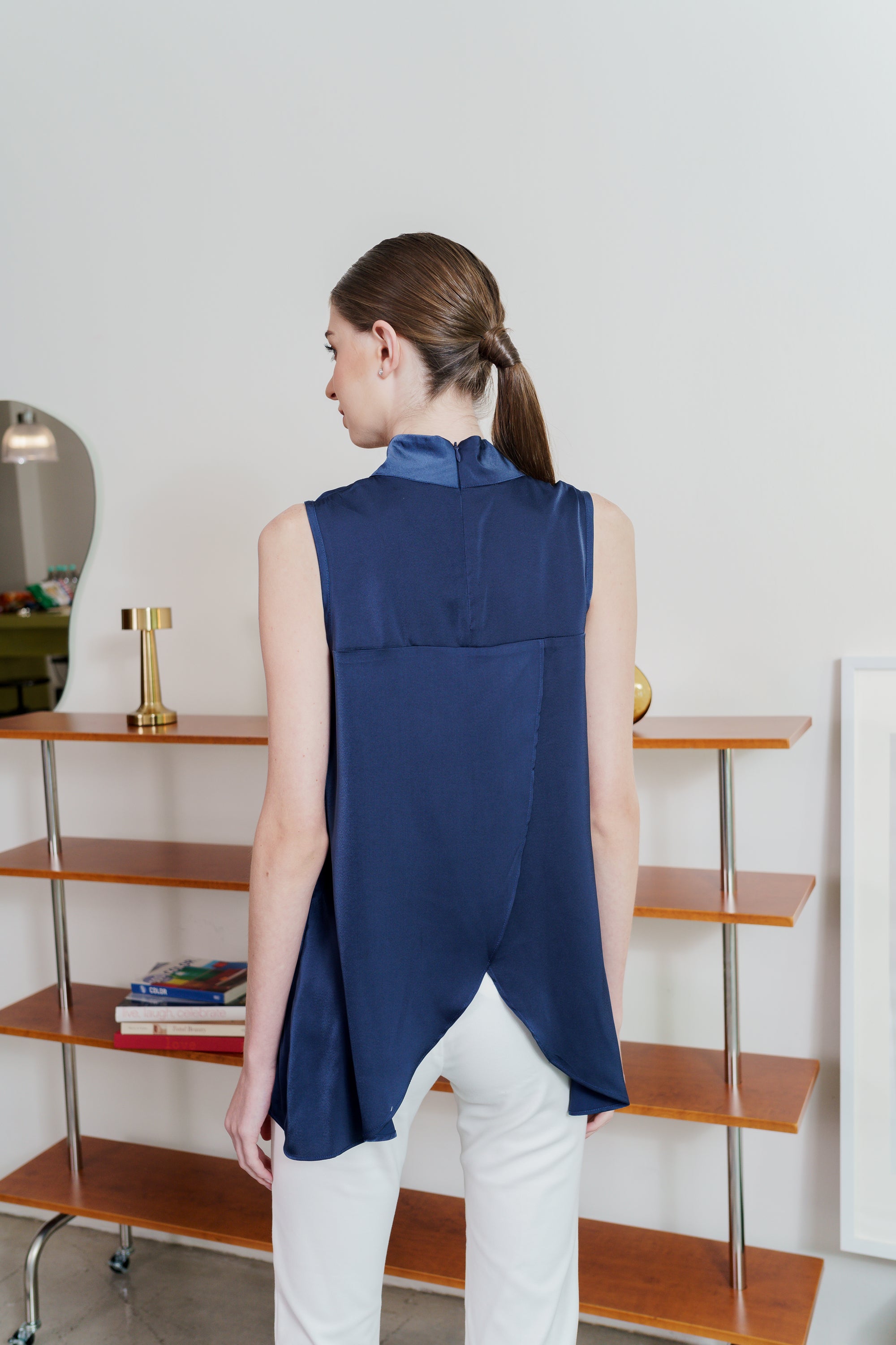 M.KITA Sleeveless Inner Top For Ladies - Navy