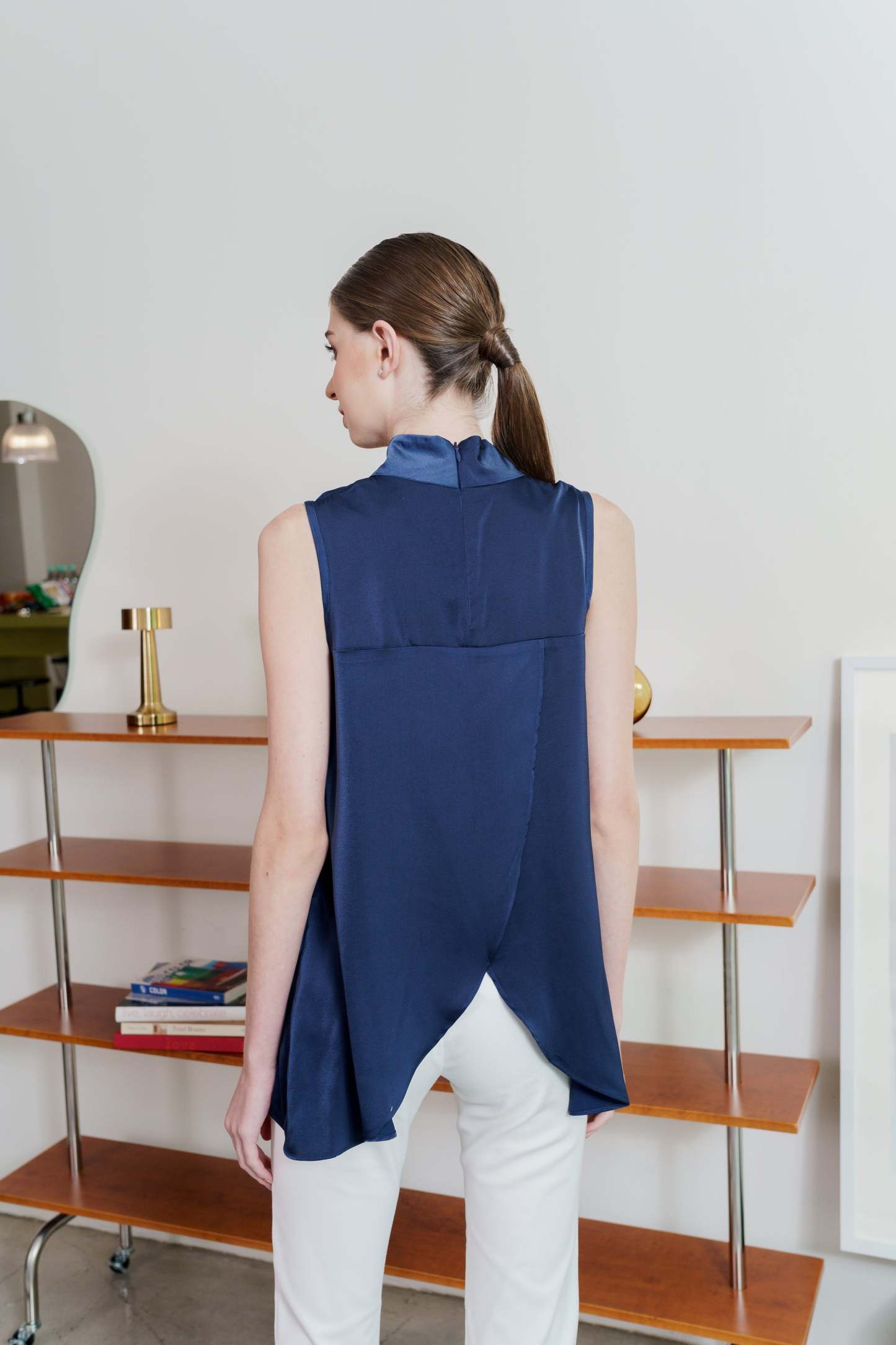 M.KITA Sleeveless Inner Top For Ladies - Navy