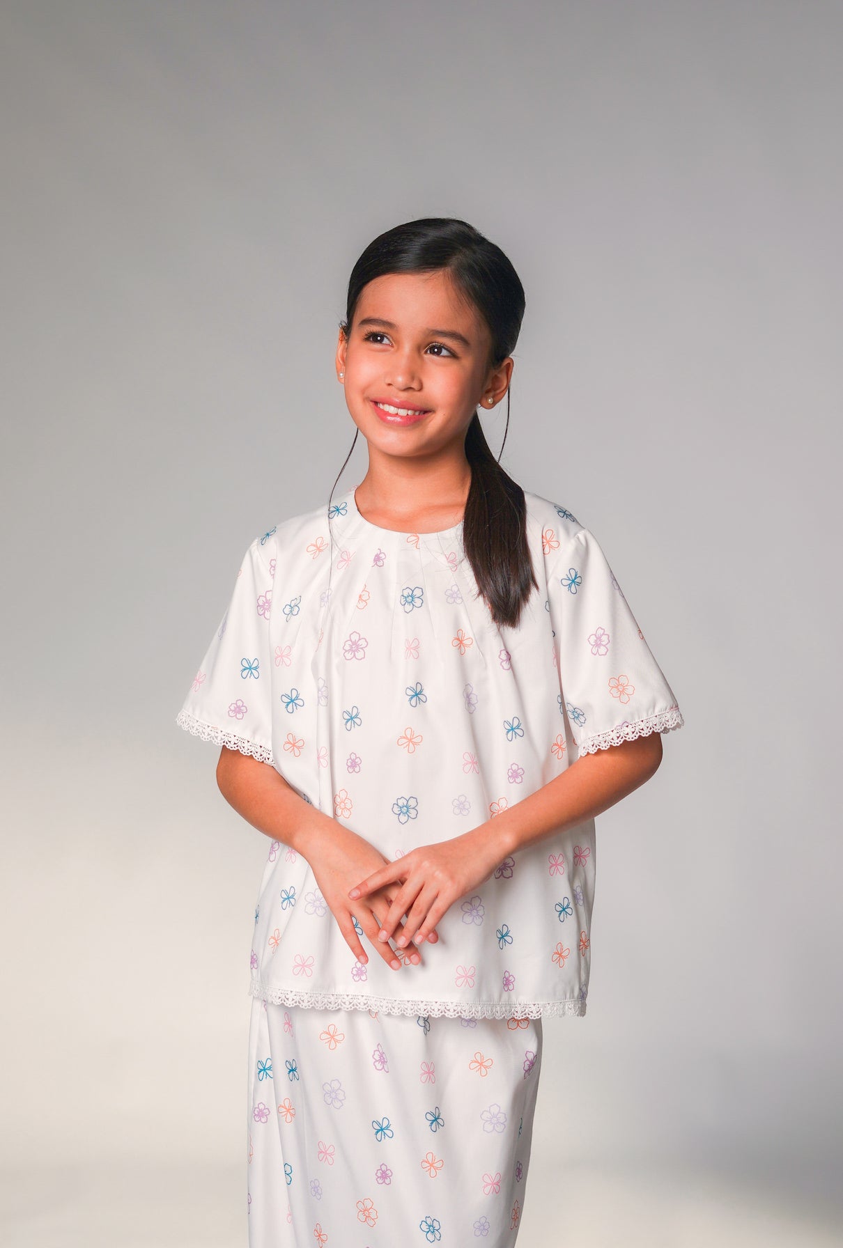 White Mini Manda Set