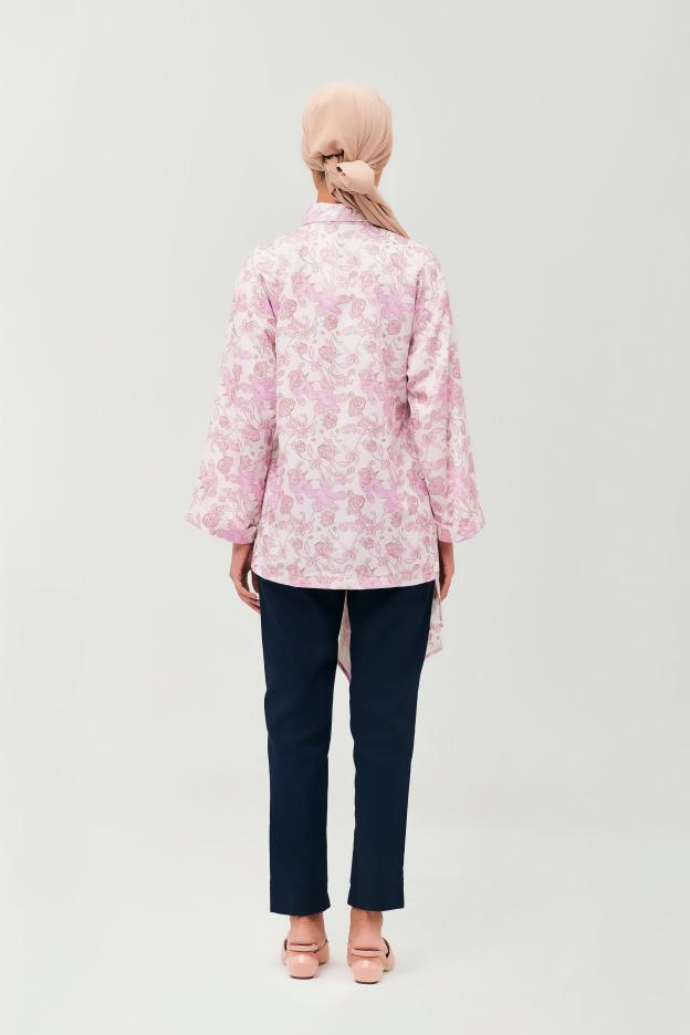 Lilac Daffodil Ruched Top - Mimpikita