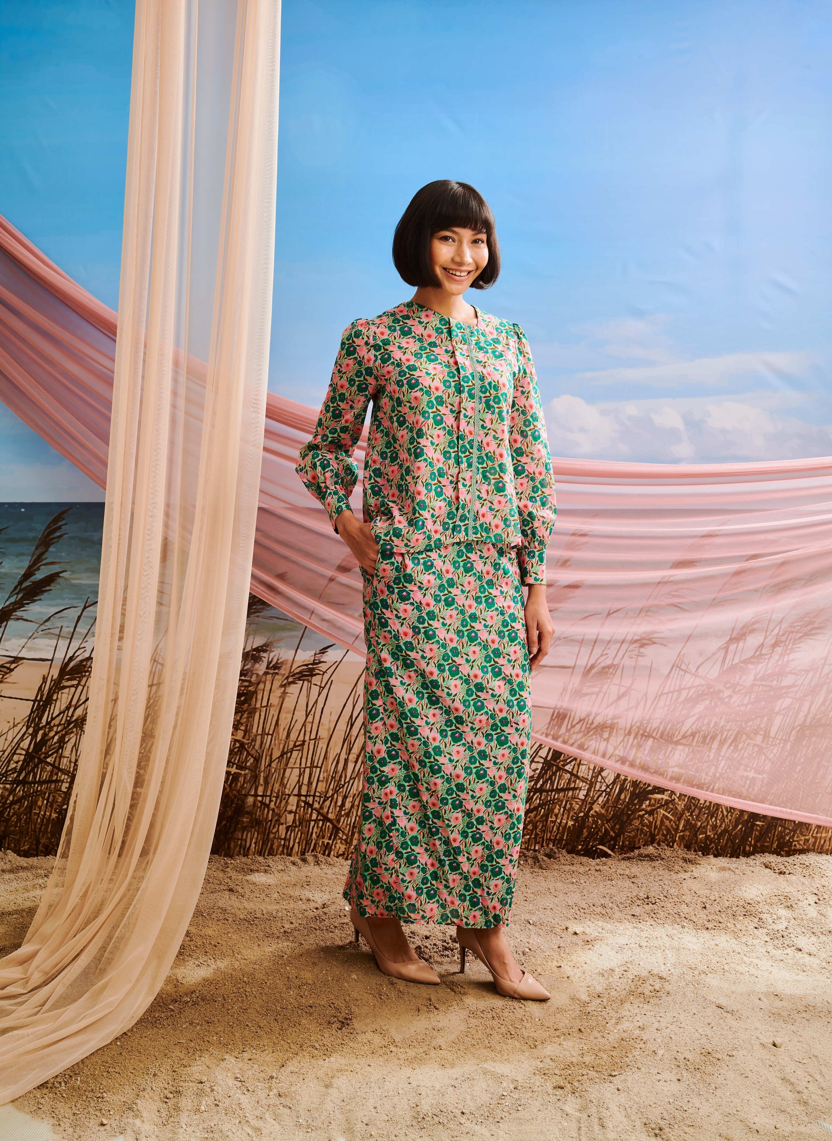 Nilam Biased Baju Kurung Set