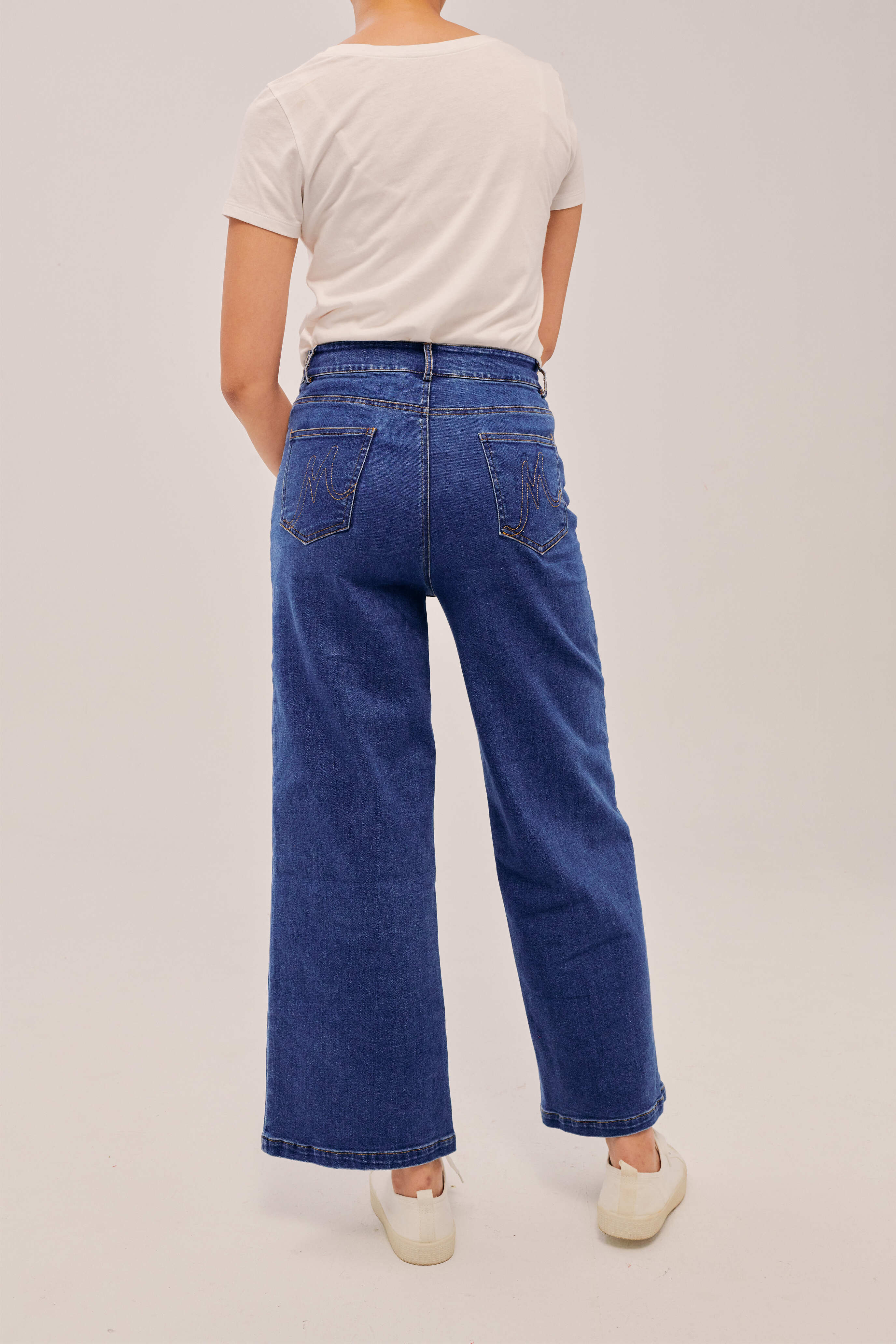 Good Blue Wideleg Silhouette Jeans