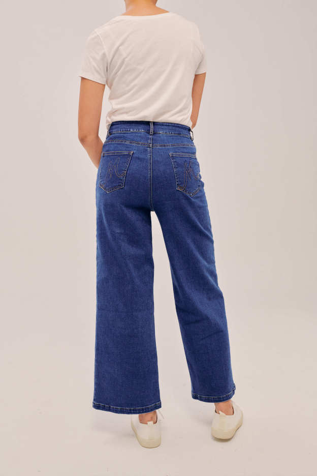 Good Blue Wideleg Silhouette Jeans