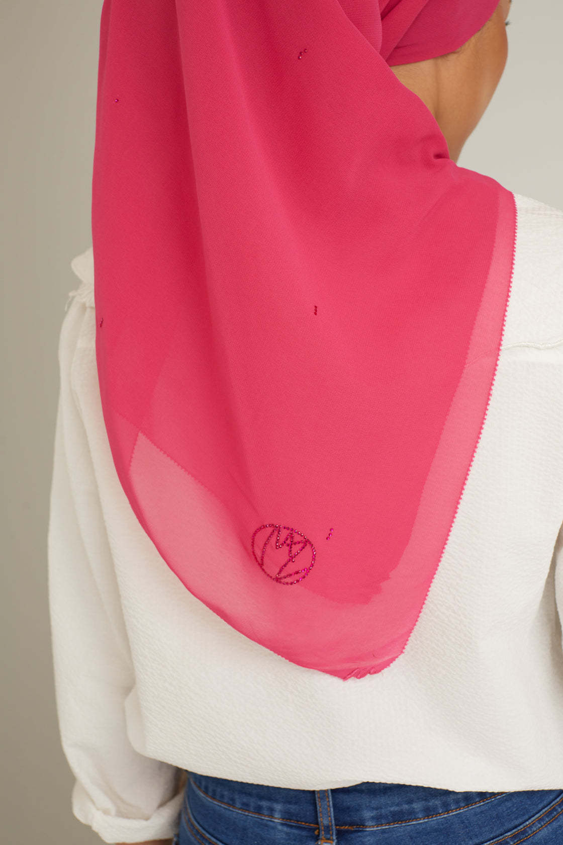 Clara Fuchsia Head Scarf