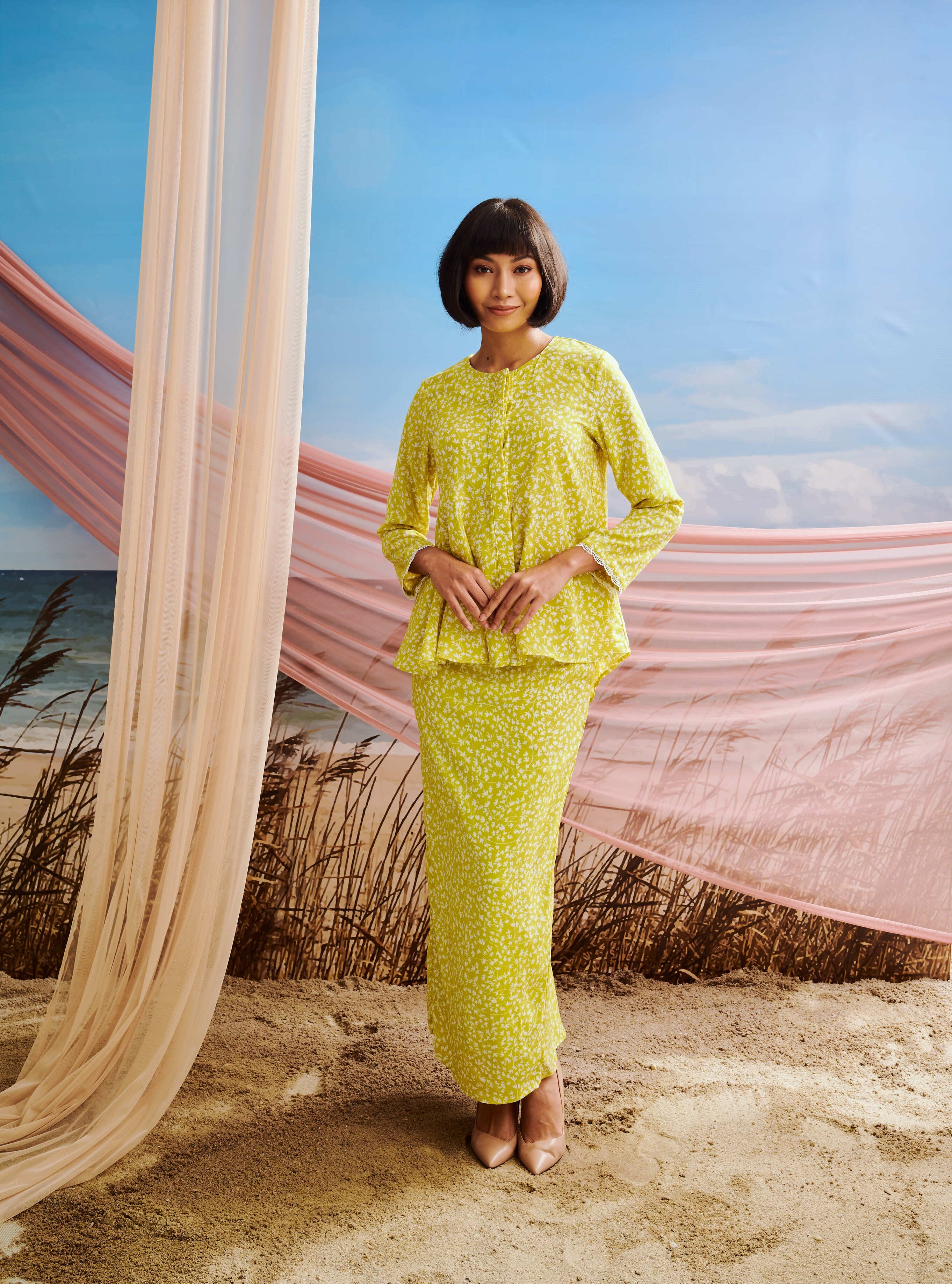 Dinda Flare Baju Kurung Set