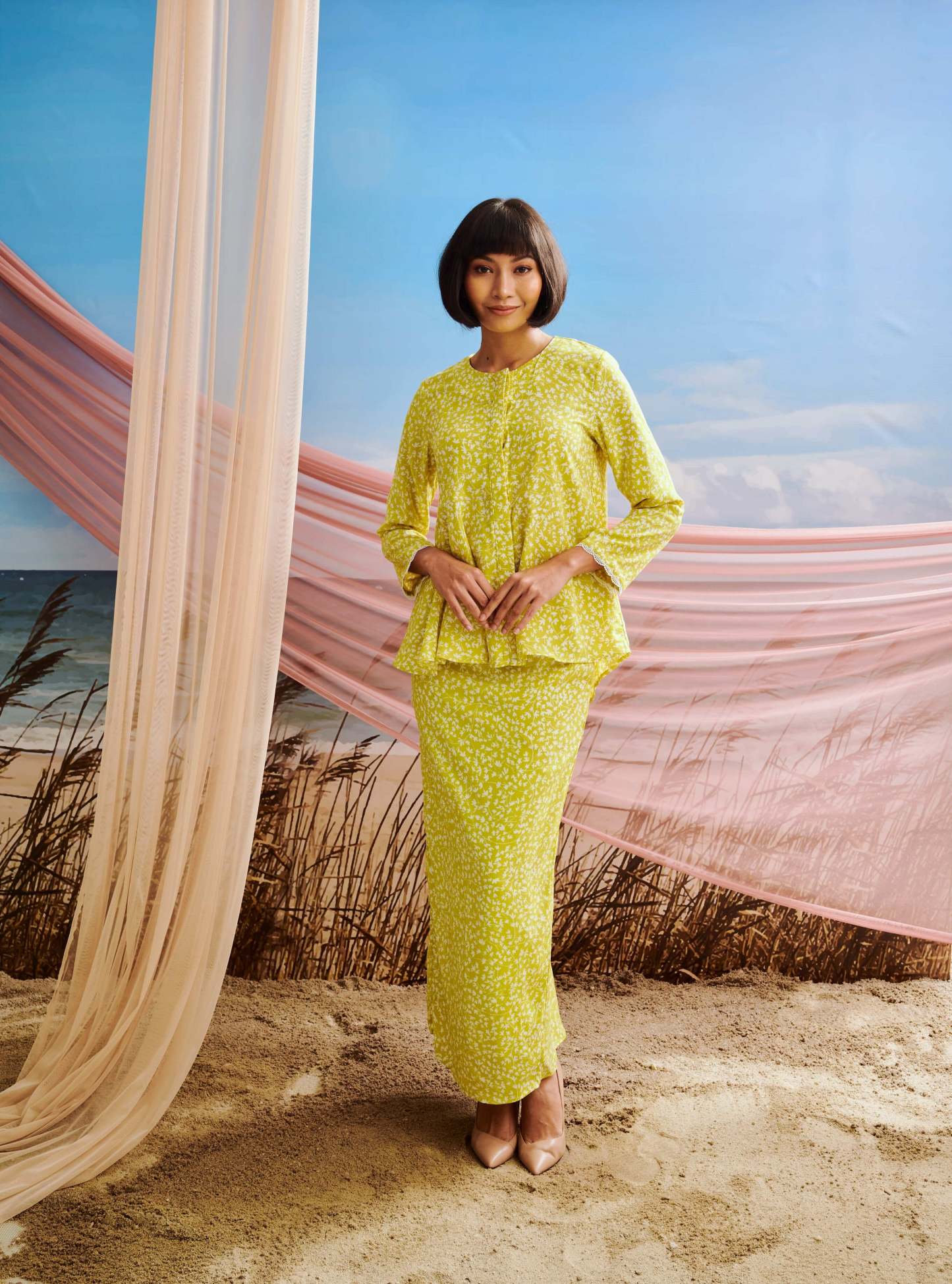 Dinda Flare Baju Kurung Set