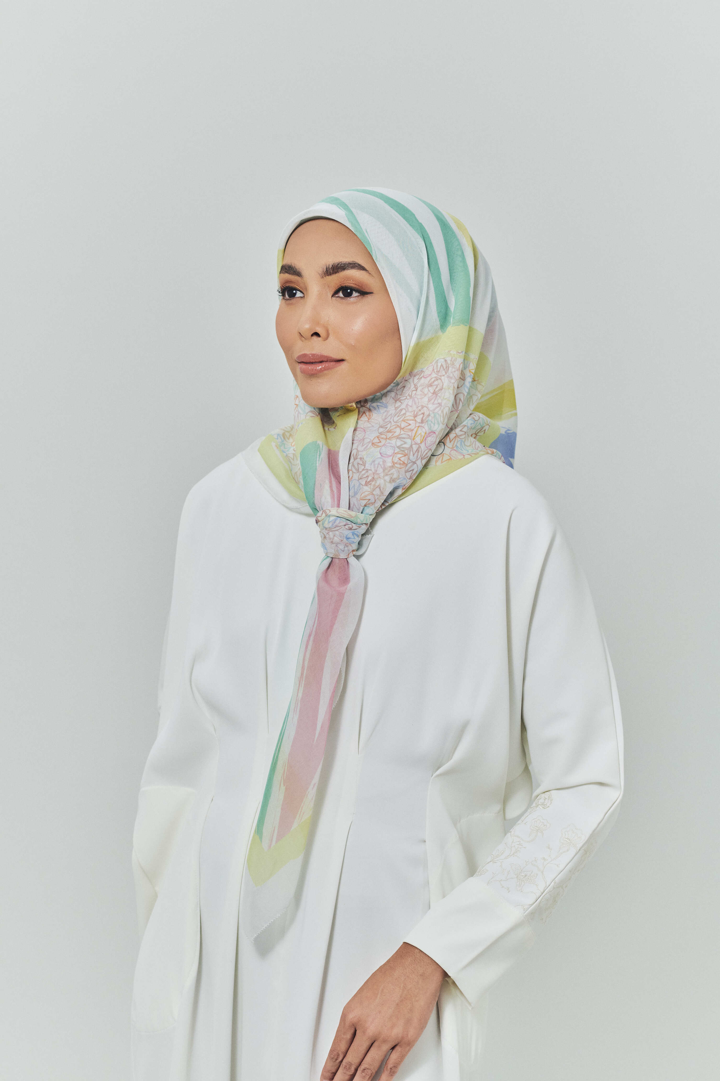 Maeve Yellow Voile Scarf