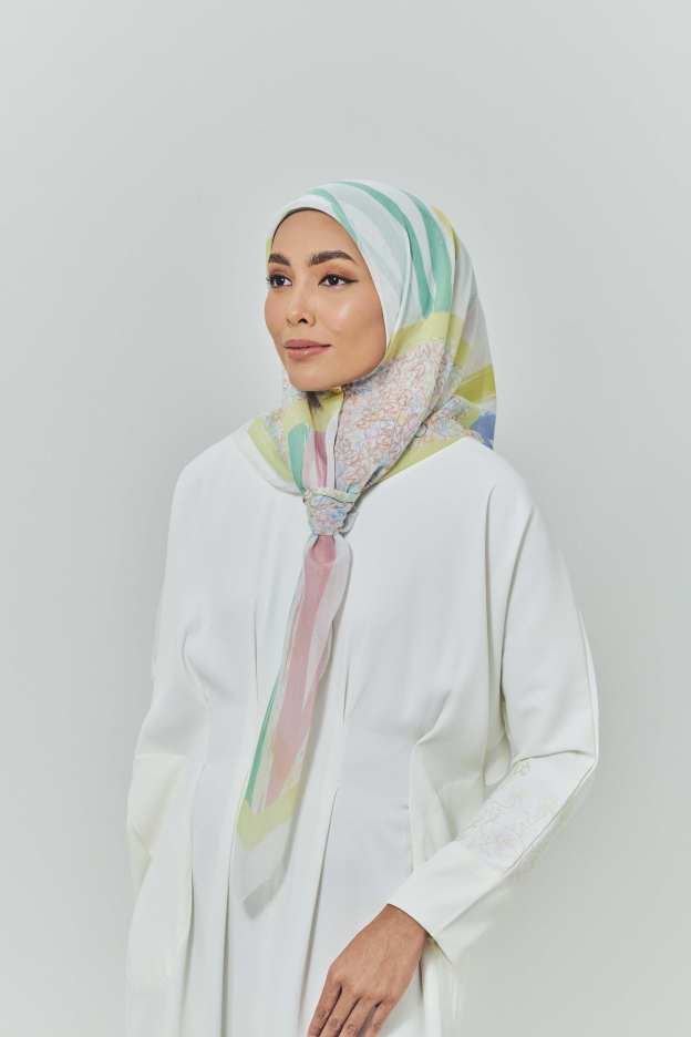 Maeve Yellow Voile Scarf