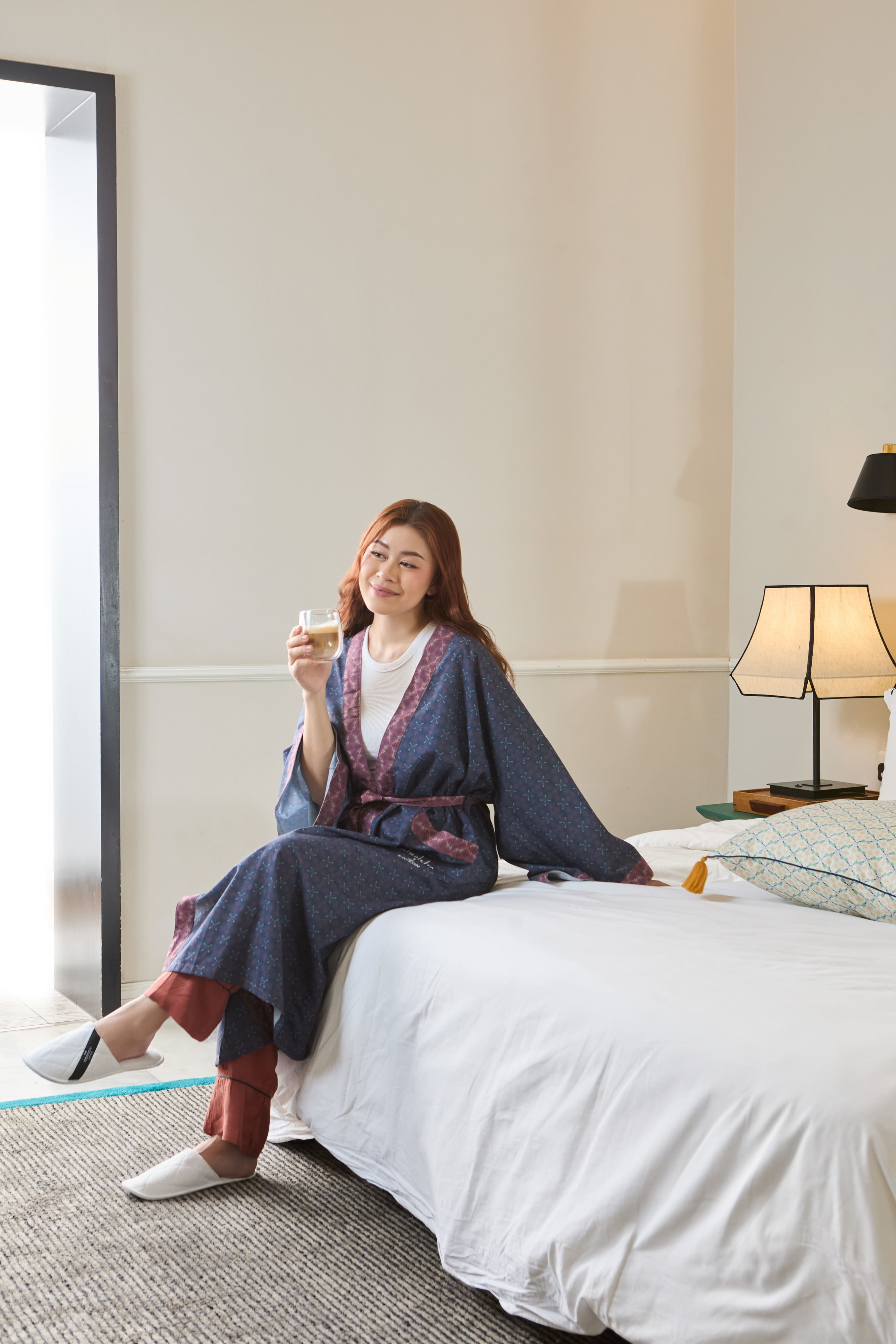Mimpikita x The Edison Warisan Bathrobe