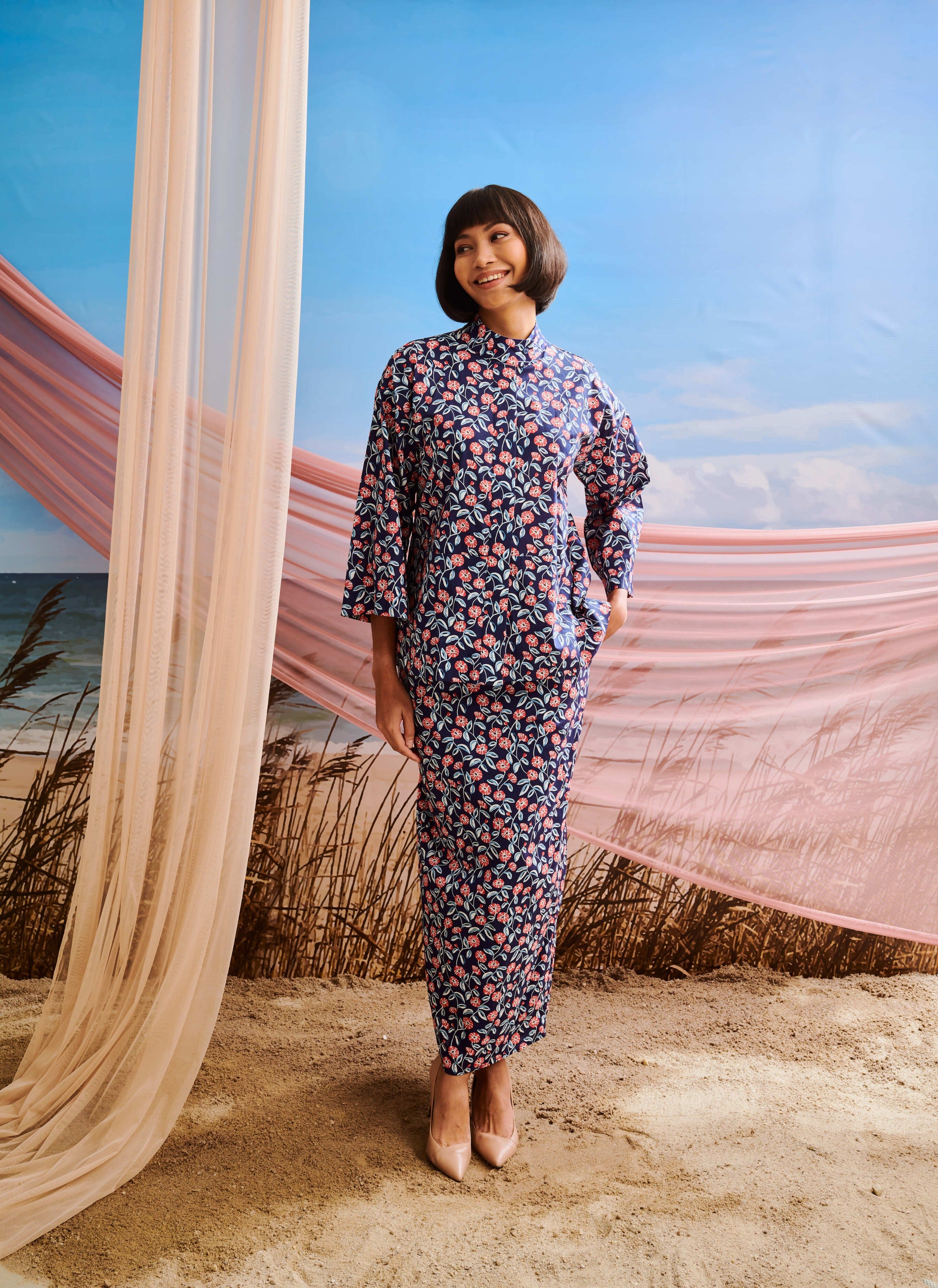 Melati Boxy Baju Kurung Set