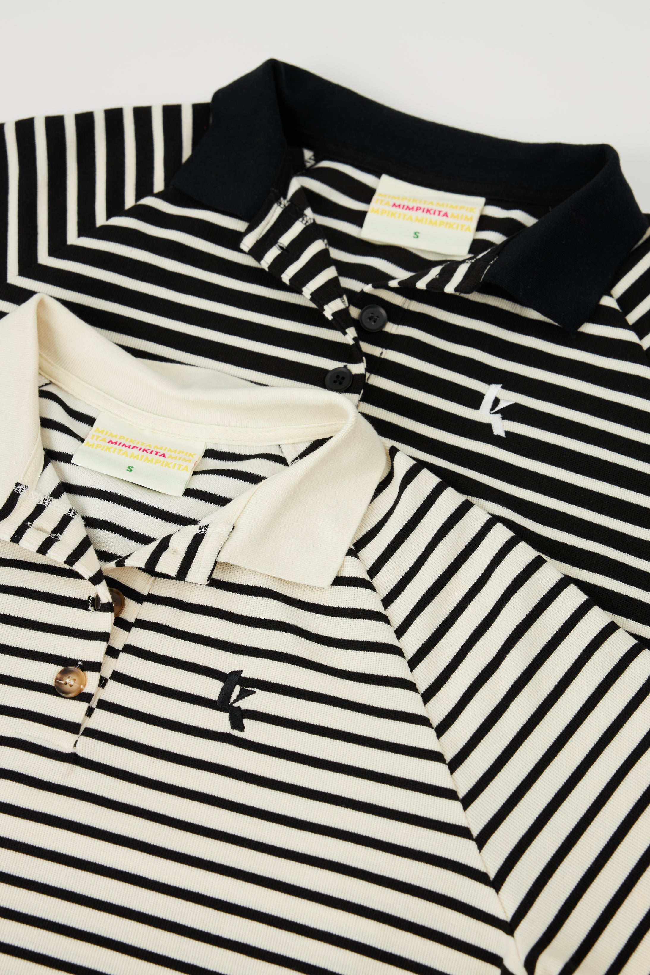Black Striped Wool Top for Women