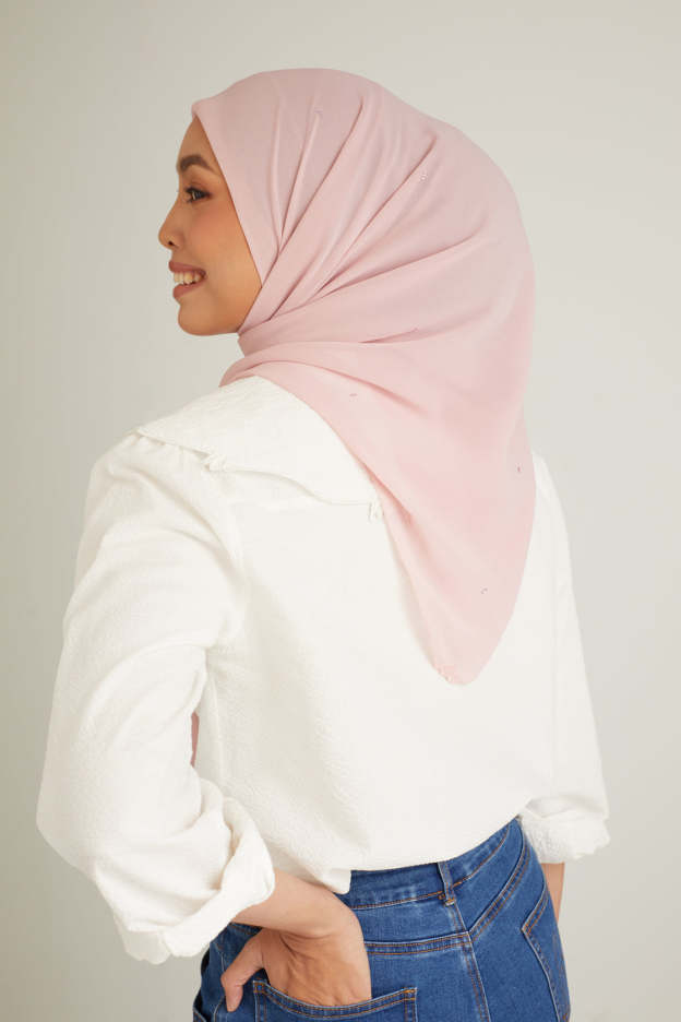 Clara Dusty Pink Head Scarf 