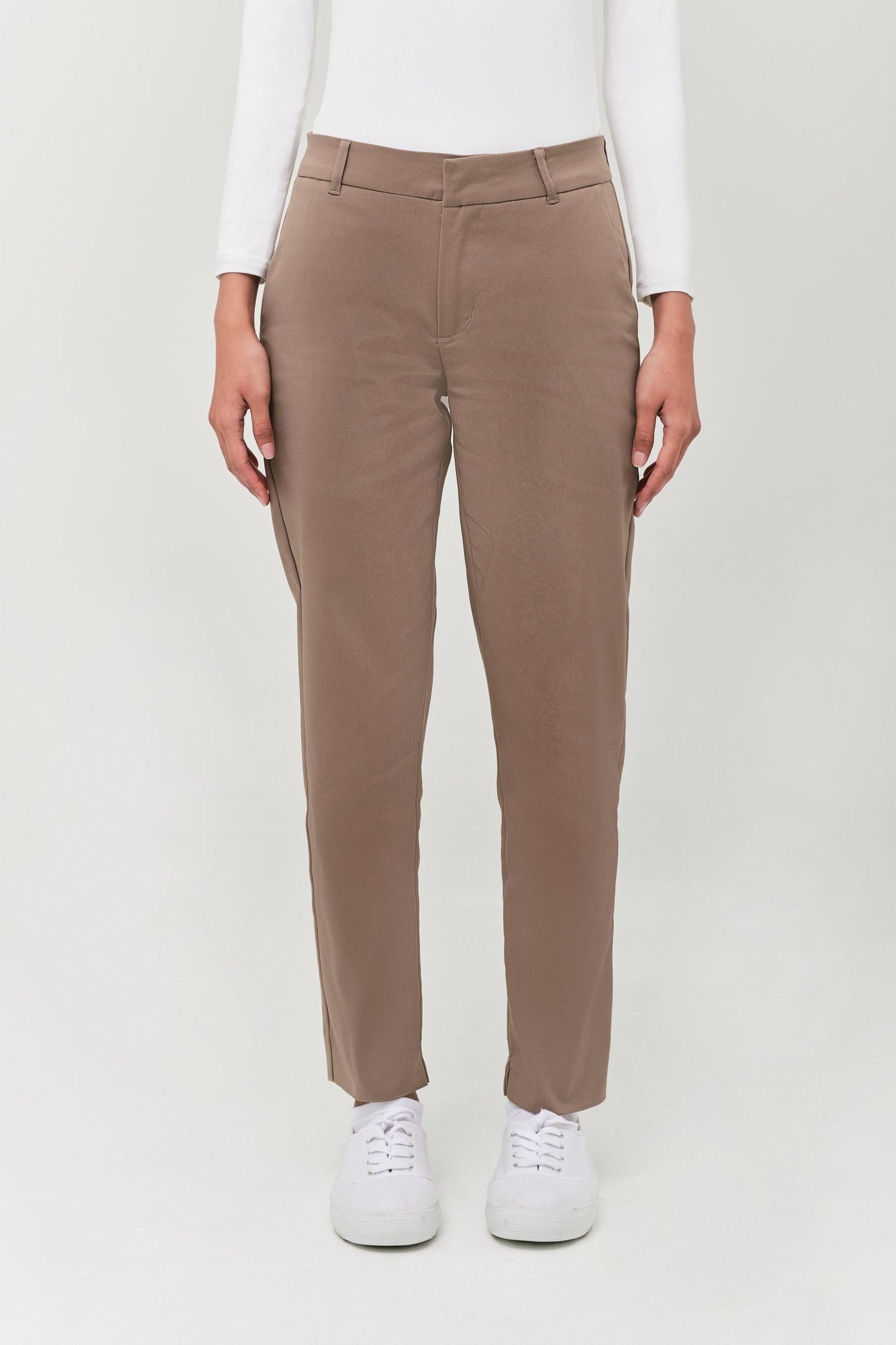 Brown Chino Trousers - Mimpikita