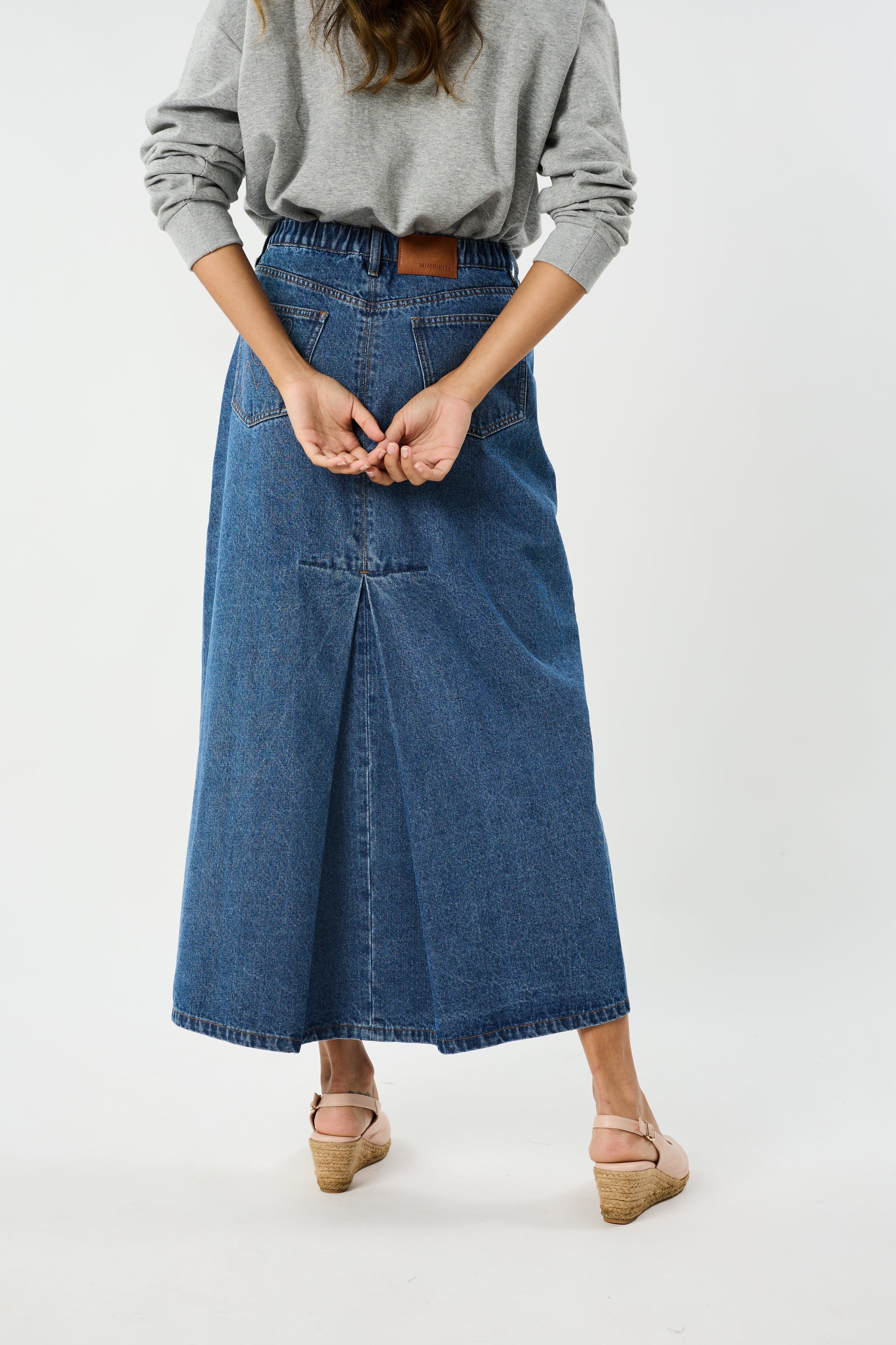 Helena Blue Denim Skirt