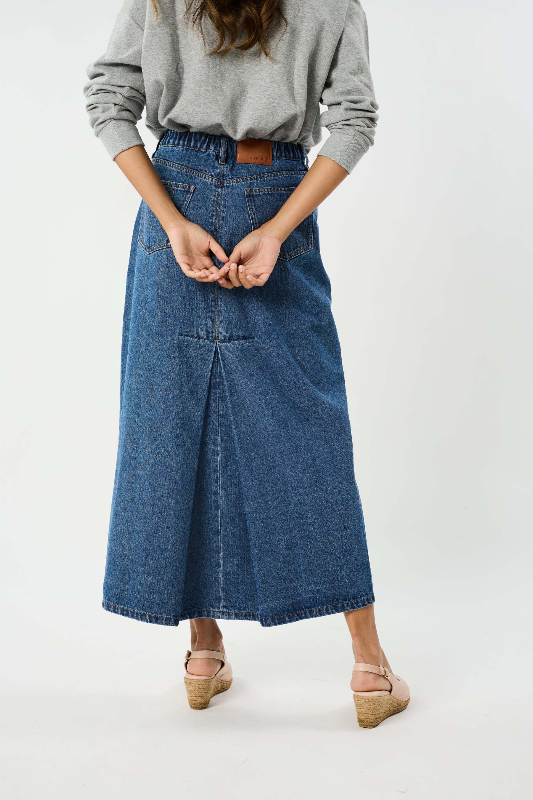 Helena Blue Denim Skirt