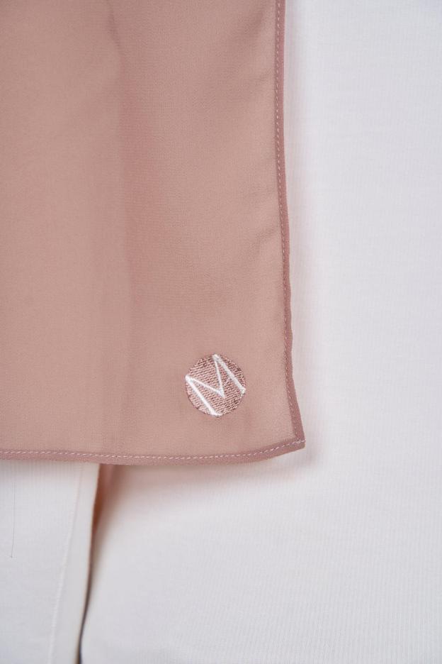 Women's Chiffon Shawl in Taupe