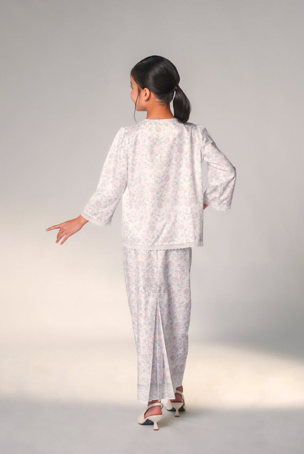 White Mini Bayang Set