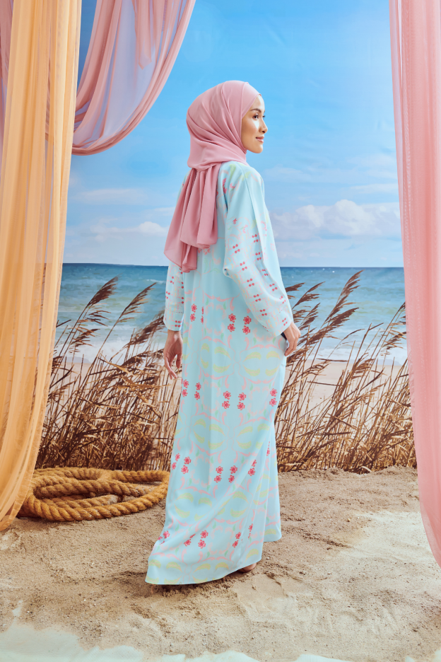 Amara Soft Blue Long Dress