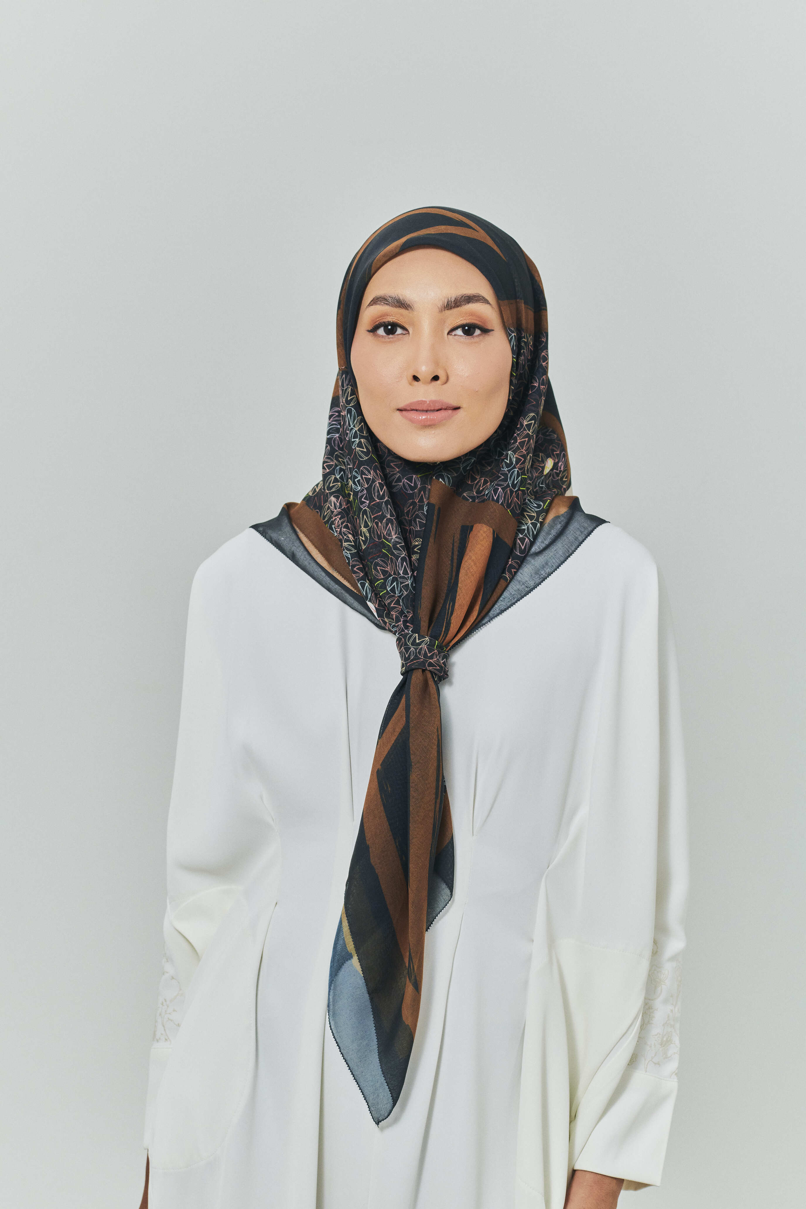 Maeve Black Voile Scarf