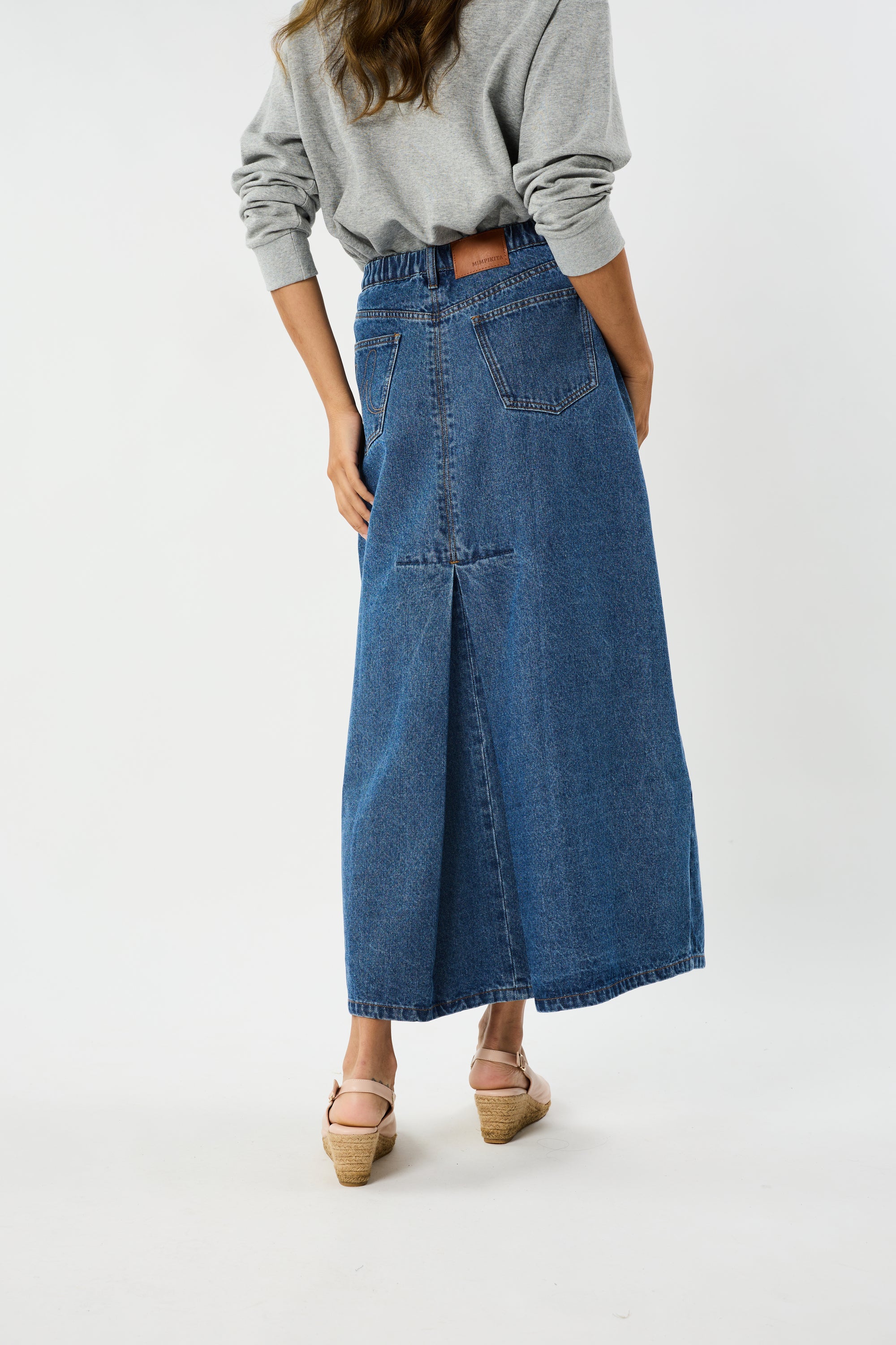 Helena Blue Denim Skirt