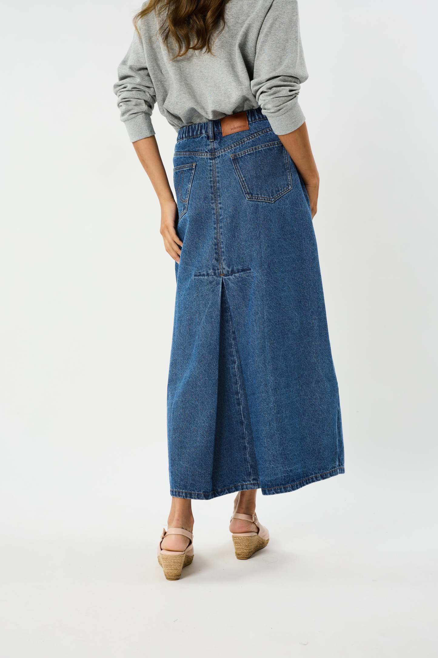 Helena Blue Denim Skirt