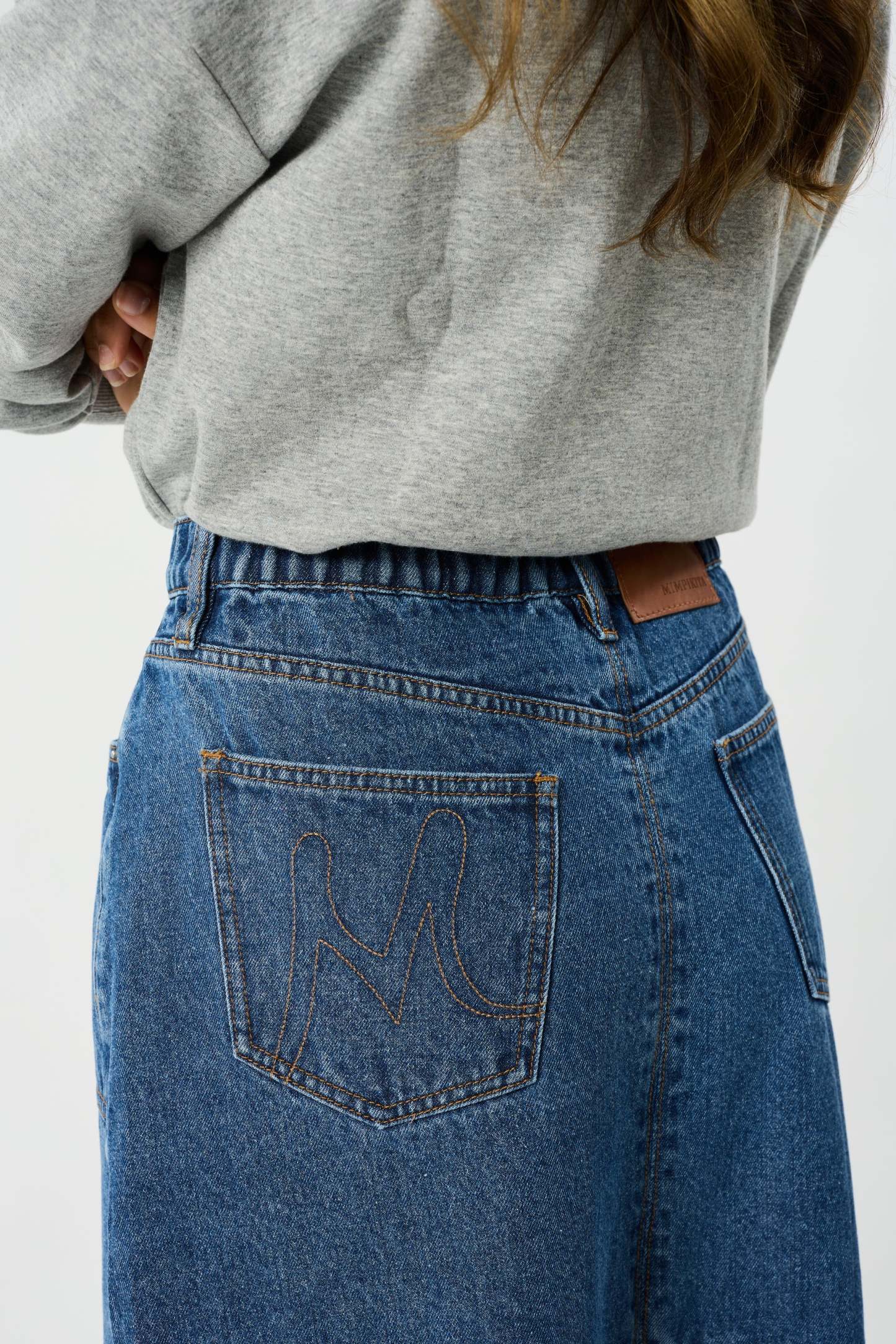 Helena Blue Denim Skirt