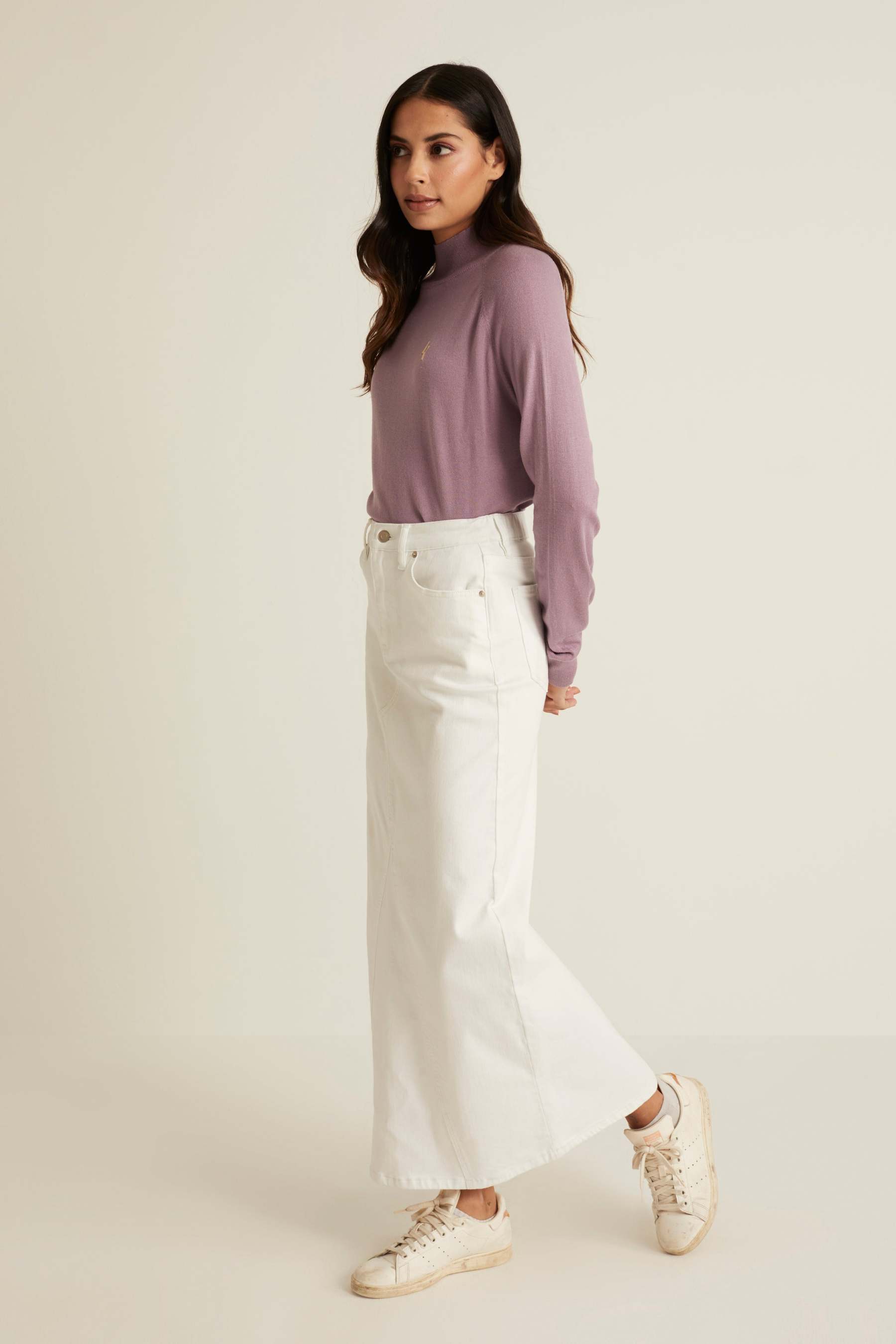 Casual Long Sleeve Lilac Top for Women