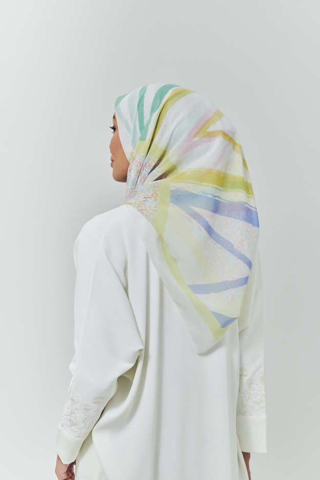 Maeve Yellow Voile Scarf