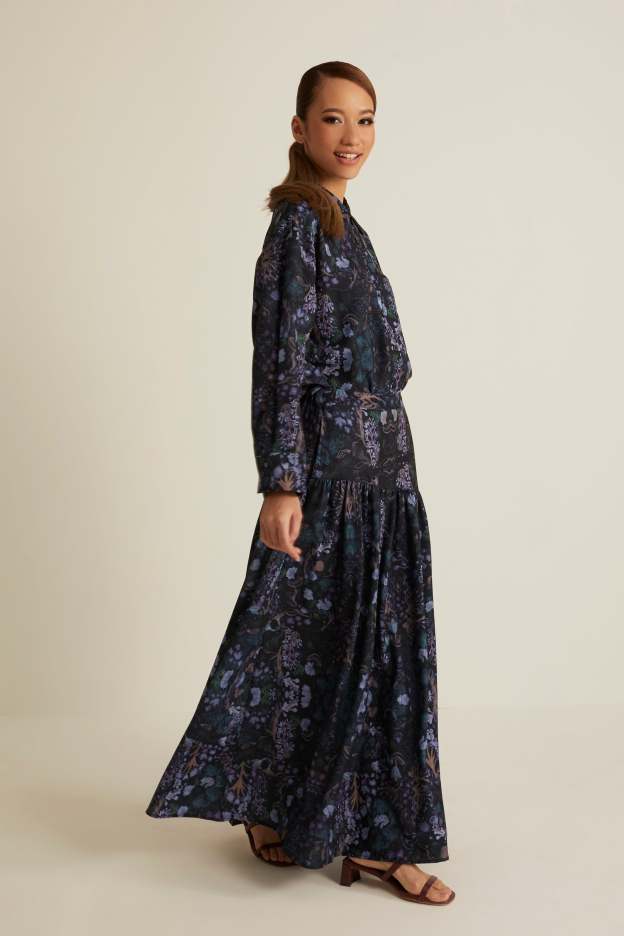 Esme Black Printed Skirt