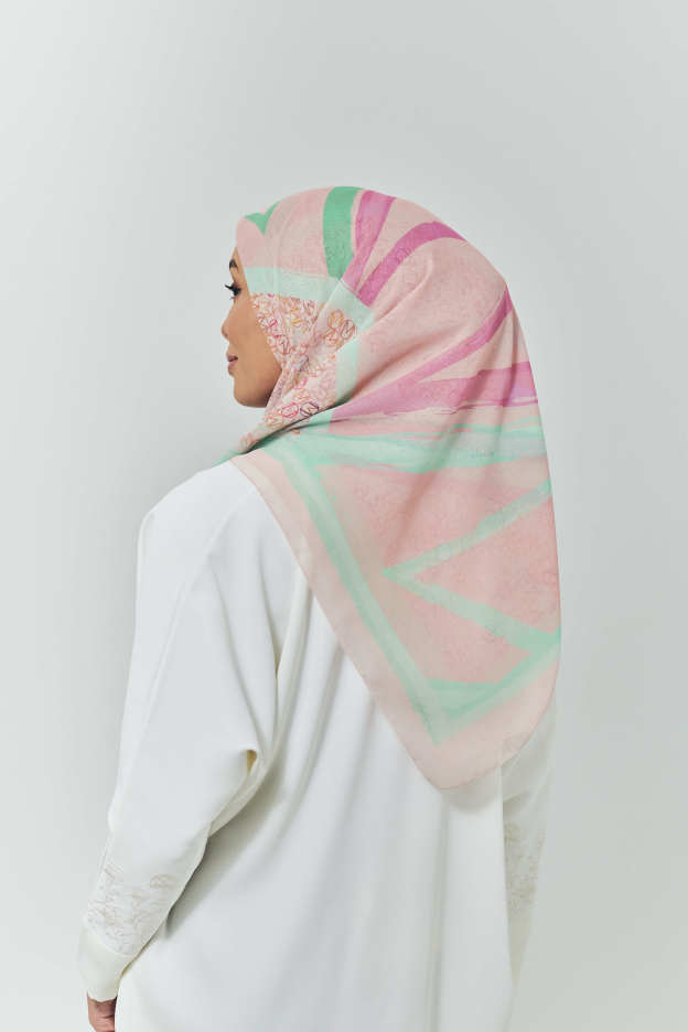 Maeve Pink Voile Scarf