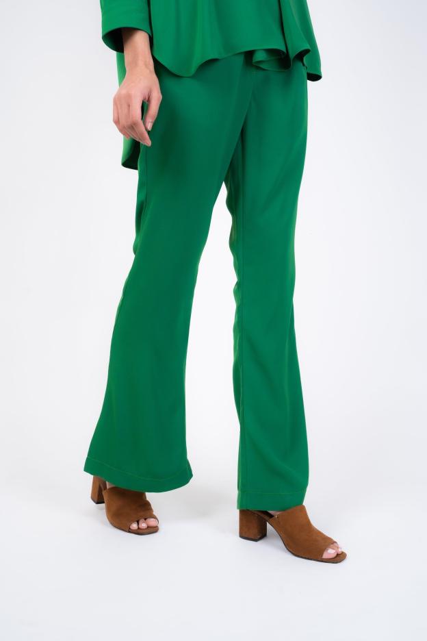 Kiko Green Flare Pants - Mimpikita