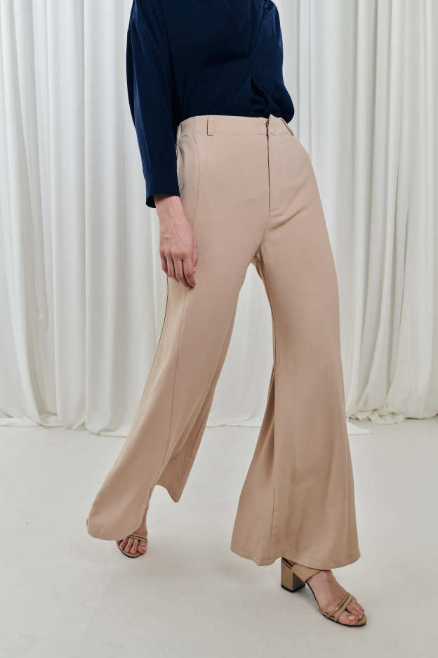 Nude Wide Leg Pants 
