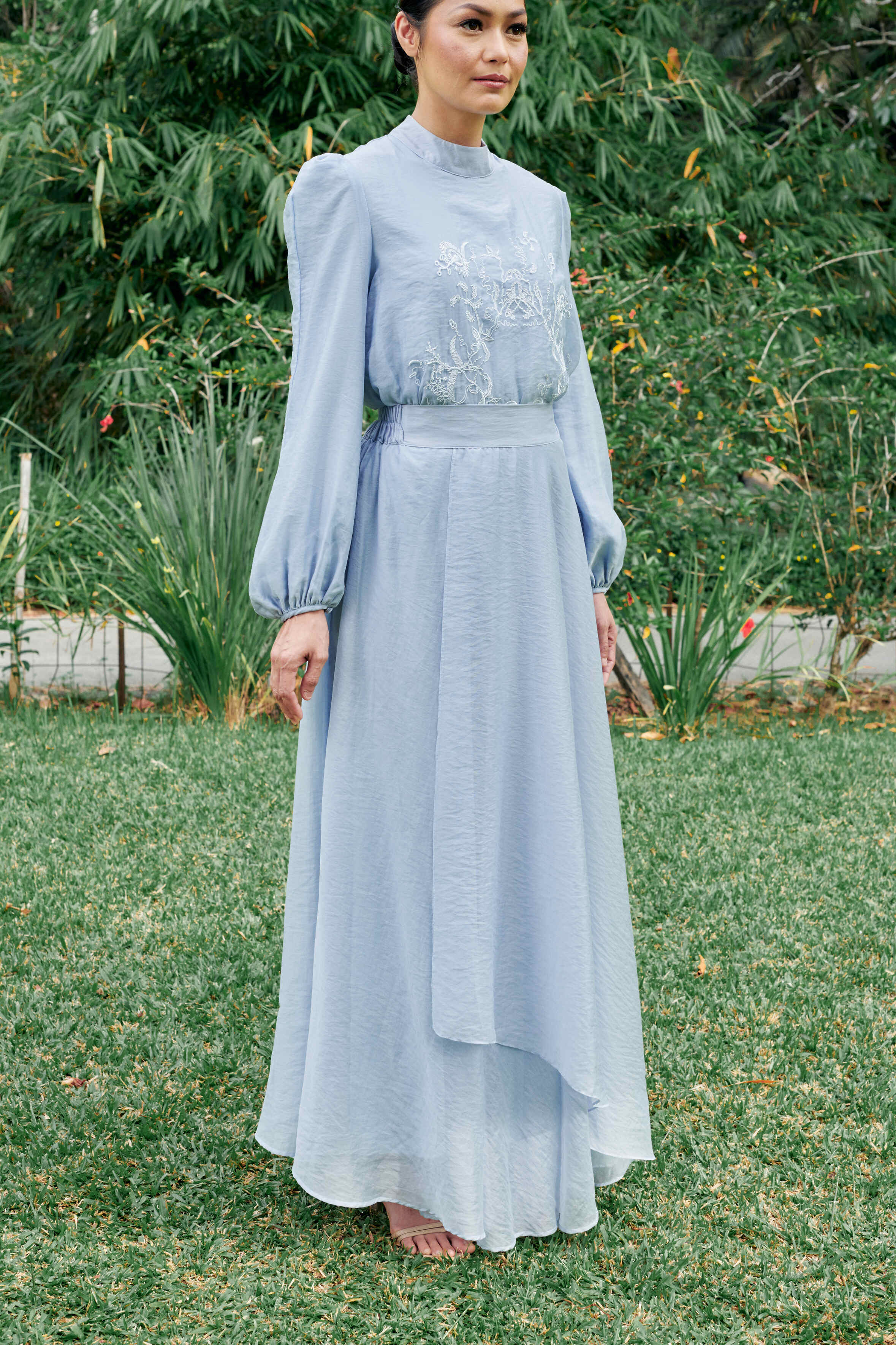 Asha Sky Blue Skirt