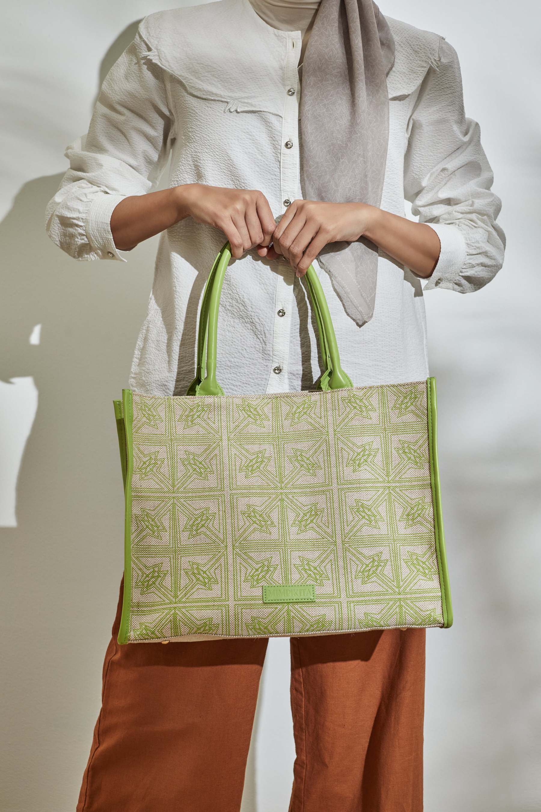 Carried Away Lime Tote Bag for Women