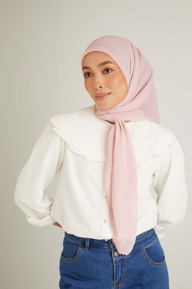 Clara Dusty Pink Head Scarf 